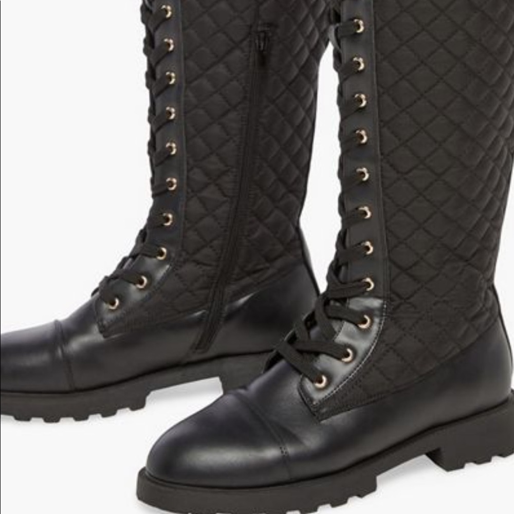 Moto combat boots